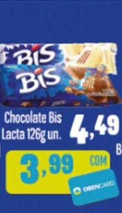 Rede Top Chocolate Bis Lacta oferta