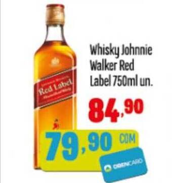 Rede Top Whisky Johnnie Walker Red Label oferta