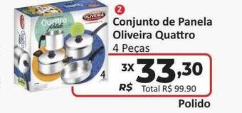 Peruzzo Conjunto De Panela Oliveira Quattro oferta