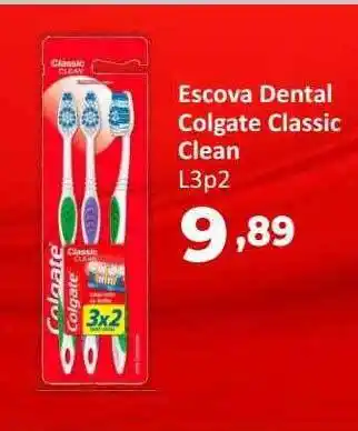 Peruzzo Escova Dental Colgate Classic Clean L3p2 oferta