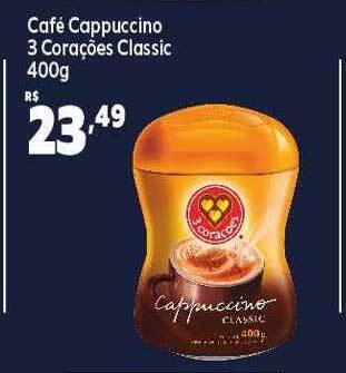 GoodBom Café Cappuccino 3 Corações Classic oferta