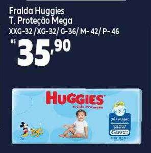 GoodBom Fralda Huggies T. Proteção Mega oferta