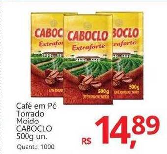 Café Em Pó Torrado Moído Caboclo