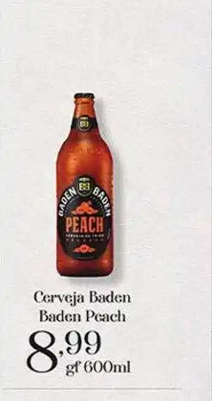 Cerveja Baden Baden Peach