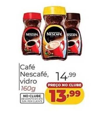 Café Nescafé Vidro