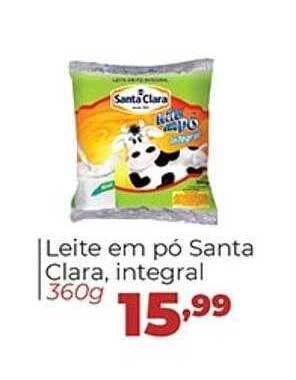 Super Nicolini Leite Em Pó Santa Clara Integral oferta