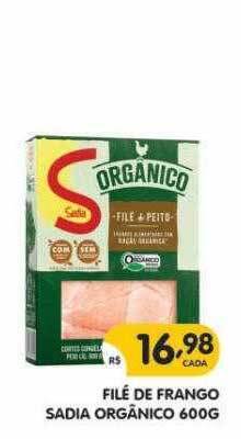Supermercados Real Filé De Frango Sadia Orgânico oferta