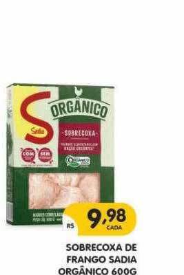 Supermercados Real Sobrecoxa De Frango Sadia Orgânico oferta