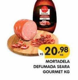 Supermercados Real Mortadela Defumada Seara Gourmet oferta