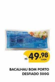 Supermercados Real Bacalhau Bom Porto Desfiado oferta