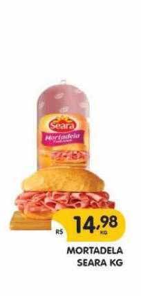 Supermercados Real Mortadela Seara oferta