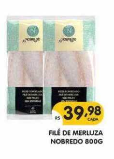 Supermercados Real Filé De Merluza Nobredo oferta