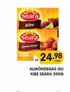 Supermercados Real Almôndegas Ou Kibe Seara oferta