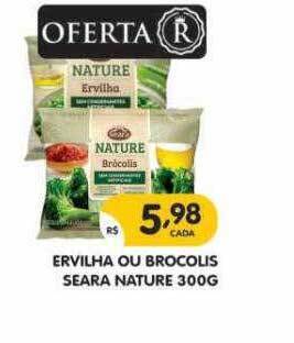 Supermercados Real Ervilha Ou Brocolis Seara Nature oferta