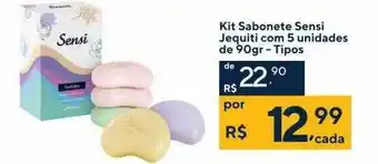 Kit Sabonete Sensi Jequiti Com 5 Unidades Tipos