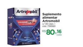 Farmácia Preço Popular Suplemento Alimentar Artromobil oferta