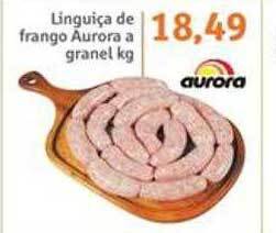 Sonda Linguiça De Frango Aurora A Granel oferta