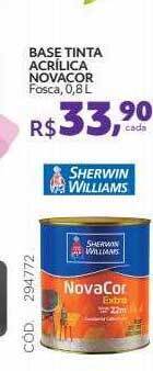 Telhanorte Base Tinta Acrilica Novacor oferta