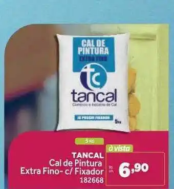 Tancal Cal De Pintura Extra Fino C Fixador