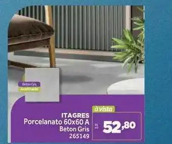 Breithaupt Itagres Porcelanato 60x60 A oferta