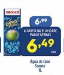 Arena Atacado Agua de Coco Sococo 1L oferta