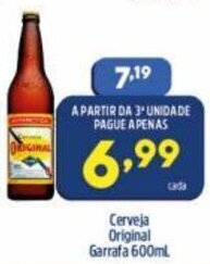 Arena Atacado Cerveja Original Garrafa 600ml oferta