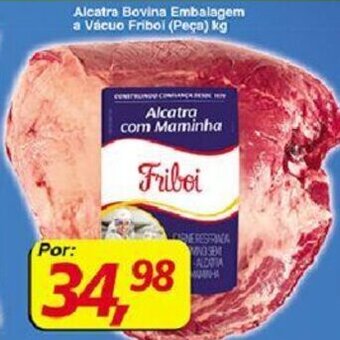 Supermercados Guanabara Alcatra Bovina Embalagem a vacuo Friboi (peca) 1kg oferta