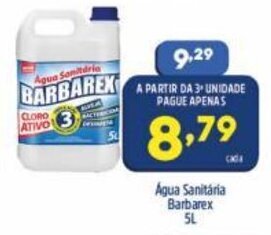 Arena Atacado Agua Sanitaria Barbarex 5L oferta