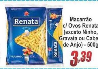 Serrano Supermercado Macarrão C Ovos Renata oferta