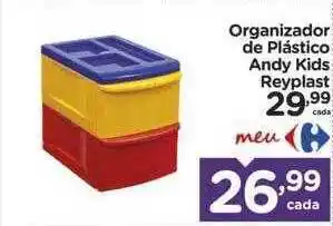 Carrefour Organizador De Plástico Andy Kids Reyplast oferta