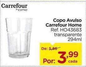 Carrefour Copo Avulso Carrefour Home oferta