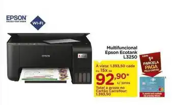 Carrefour Mutifuncional Epson Ecotank L3250 oferta