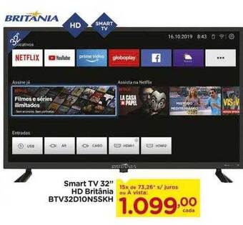 Carrefour Smart Tv 32 oferta
