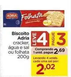 Carrefour Biscoito Adria Leve 4 Pague 3 oferta