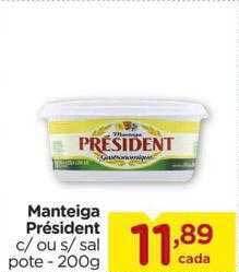Carrefour Manteiga Président oferta