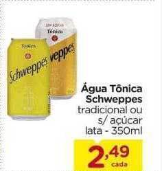 Carrefour água Tônica Schweppes oferta