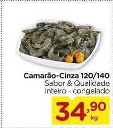 Carrefour Camarão Cinza 120 140 oferta