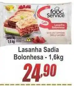 Serrano Supermercado Lasanha Sadia Bolonhesa oferta