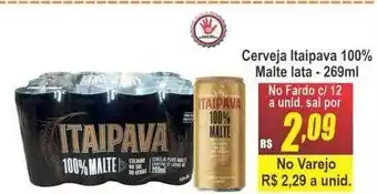 Serrano Supermercado Cerveja Itaipava 100% Malte Lata oferta