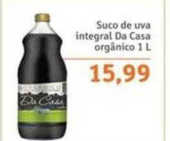 Sonda Suco De Uva Integral Da Casa Orgânico oferta