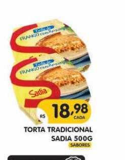 Supermercados Real Torta Tradicional Sadia oferta