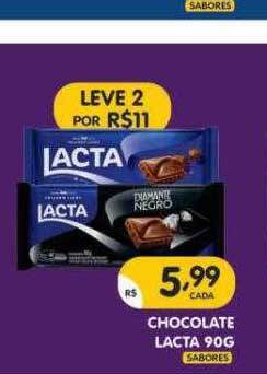 Supermercados Real Chocolate Lacta oferta