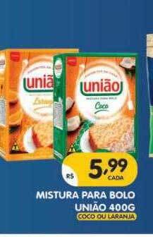 Supermercados Real Mistura Para Bolo União oferta