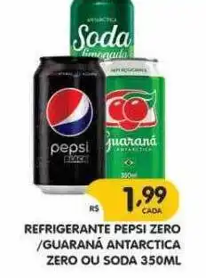 Supermercados Real Refrigerante Pepsi Zero Guaraná Antarctica Zero Ou Soda oferta