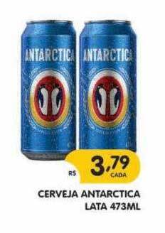 Supermercados Real Cerveja Antarctica Lata oferta