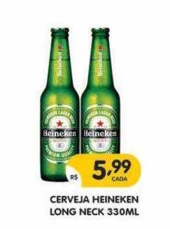 Supermercados Real Cerveja Heineken Long Neck oferta
