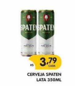 Supermercados Real Cerveja Spaten Lata oferta
