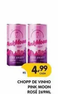 Supermercados Real Chopp De Vinho Pink Moon Rosé oferta
