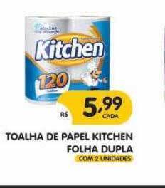 Supermercados Real Toalha De Papel Kitchen Folha Dupla oferta
