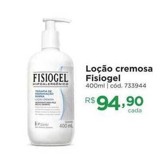 Farmácia Preço Popular Loção Cremosa Fisiogel oferta